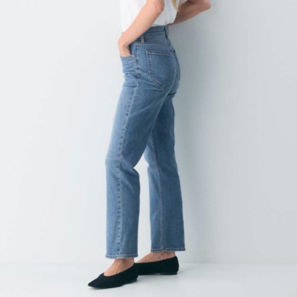 Denim Forum The Arlo Hi-rise Straight Jean 28L Size 32 - Picture 2 of 12